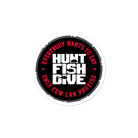 Hunt Fish Dive Sticker