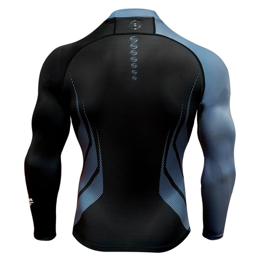 Long Sleeve Rash Guard for Men UPF 50+ | Cobalt