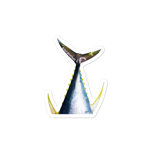 Ahi Tail Sticker