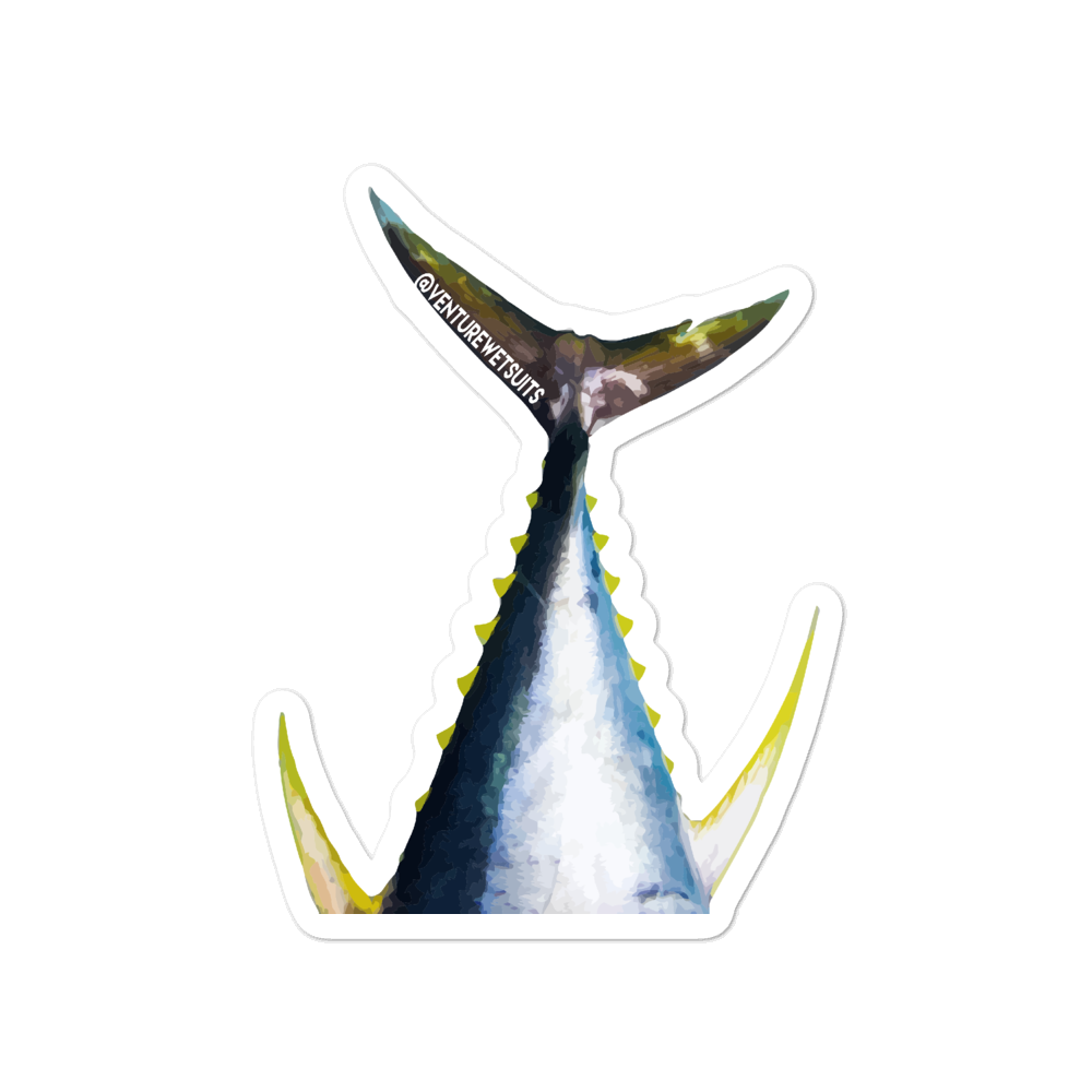 Ahi Tail Sticker
