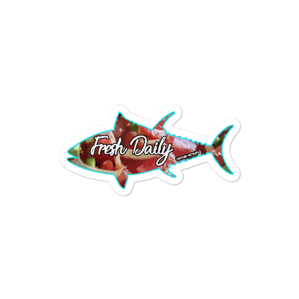 Fresh Fish Daily Sticker