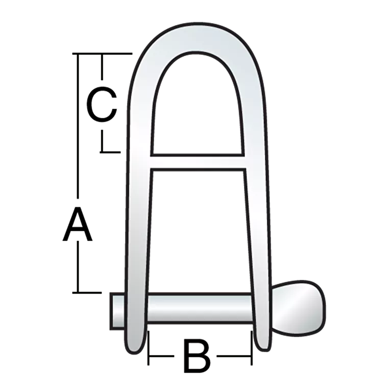 Harken 2107 5mm Captive Halyard Shackle | SendIt Sailing