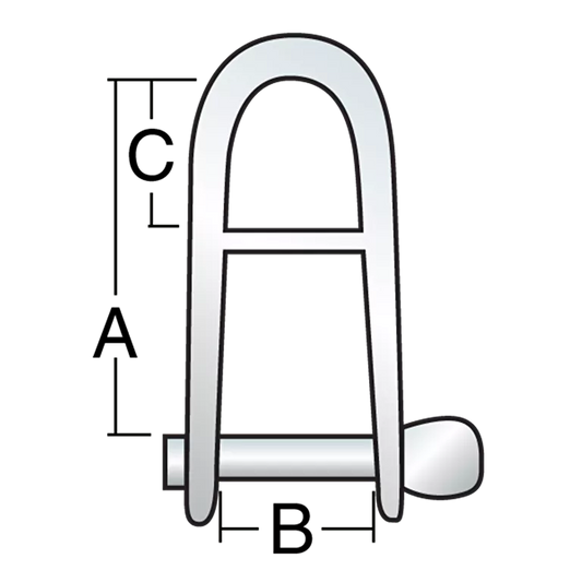 Harken 2107 5mm Captive Halyard Shackle | SendIt Sailing