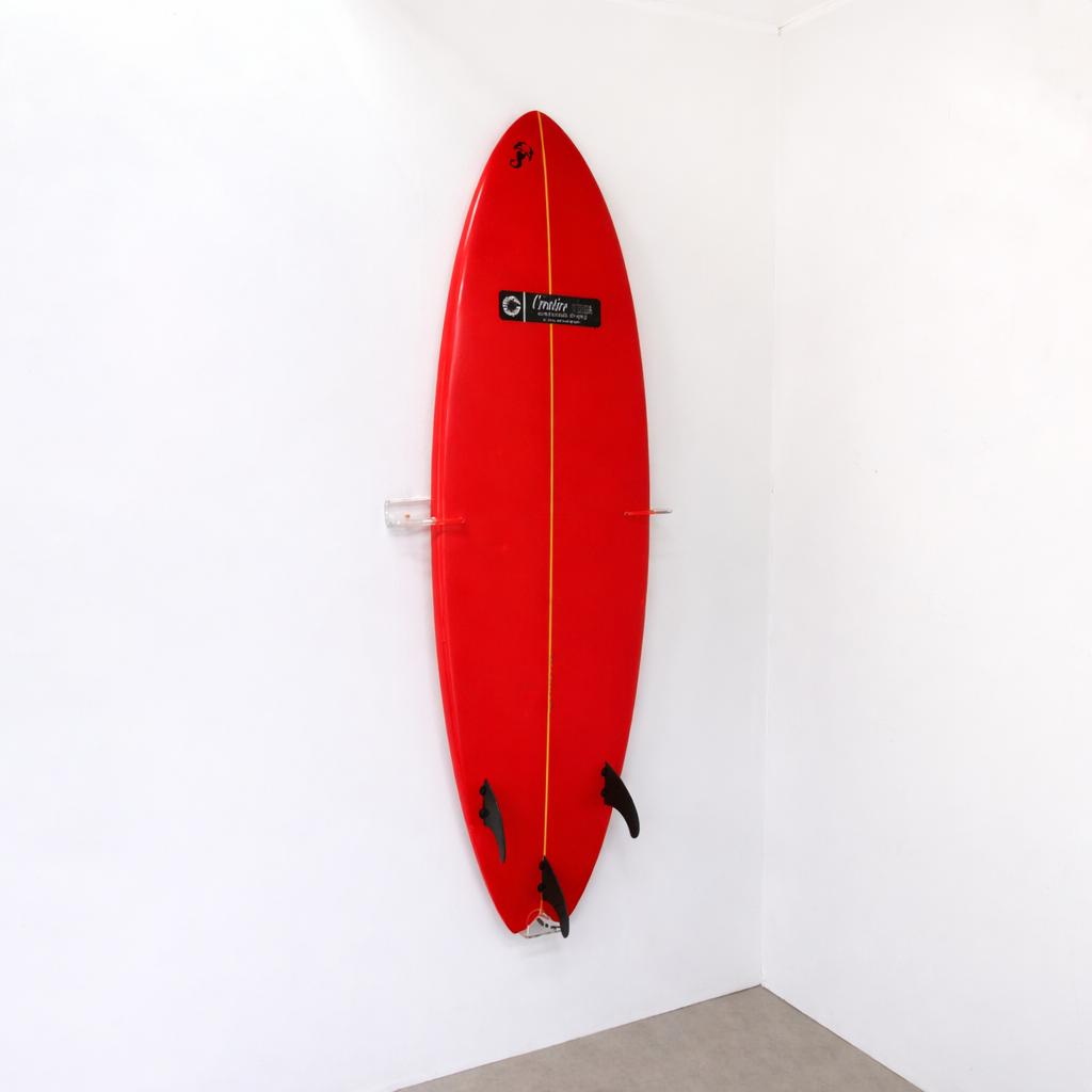 Maui Surfboard Display | Vertical Clear Rack | Holds 50 lbs