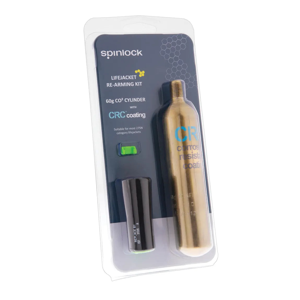 Spinlock Deckvest -Uml- Co2 Re-Arming Kit (60G Cylinder) | SendIt Sailing