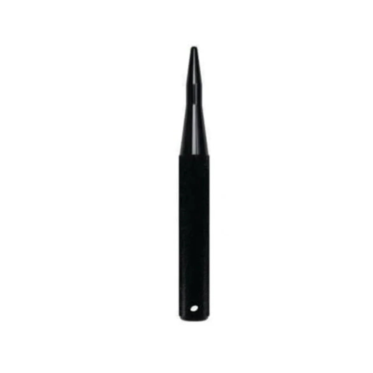 Tylaska T5-T16 stepped taper knurled shackle fid, black anodized aluminum