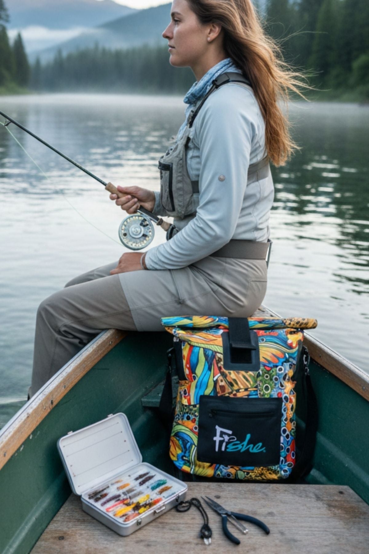 Unbound Brown Roll Tote Dry Bag