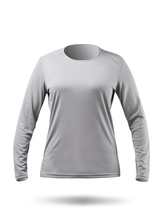 Zhik Womens UVActive Long Sleeve Top - Grey | SendIt Sailing