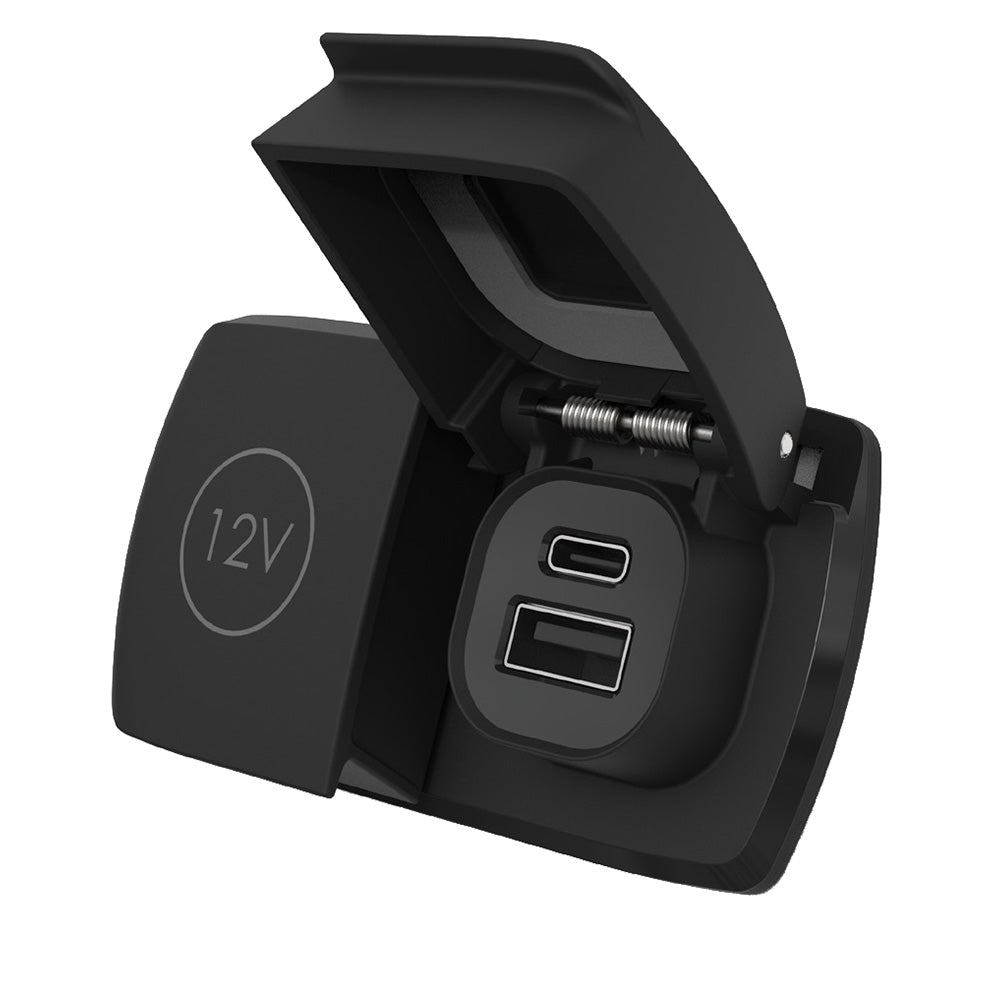 Scanstrut Flip Pro Duo - USB-A and USB-C with 12V Power Socket | SendIt Sailing