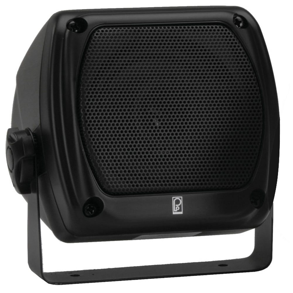 Poly-Planar MA-840 80 Watt Subcompact Box Speaker - Black | SendIt Sailing