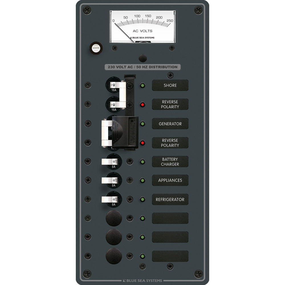 Blue Sea 8589 AC Toggle Source Selector (230V) - 2 Sources + 6 Positions | SendIt Sailing