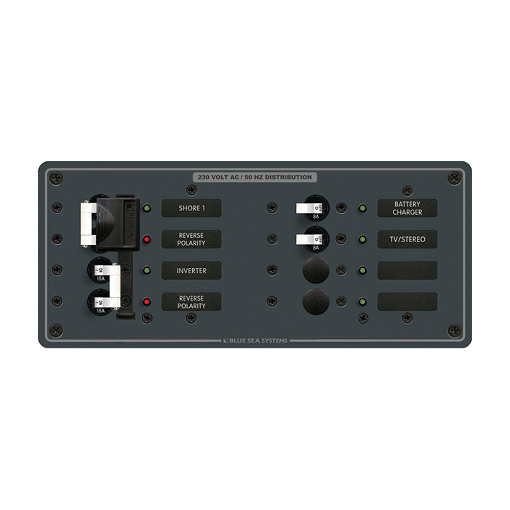 Blue Sea 8599 AC Toggle Source Selector (230V) - 2 Sources + 4 Positions | SendIt Sailing