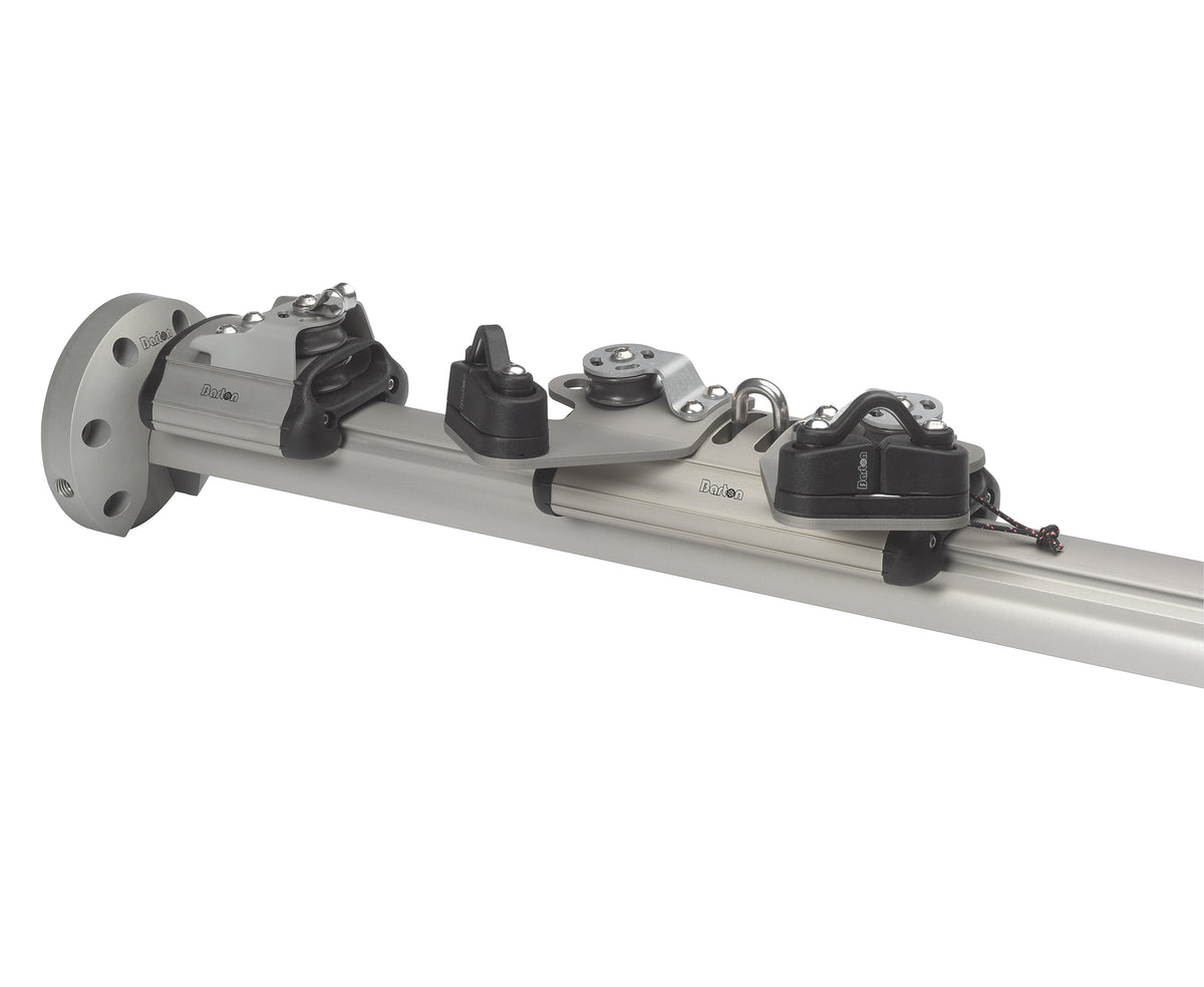 Barton Size 2 removable mainsheet track system with 26mm beam track