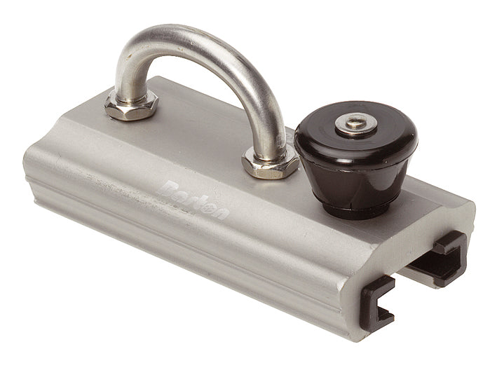 Barton mainsheet slide with loop and plunger for 25mm T-track