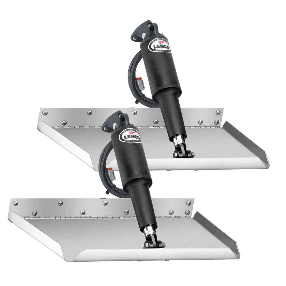 Lenco 12in x 18in Edge Mount Trim Tab Kit without Switch Kit 12V | SendIt Sailing