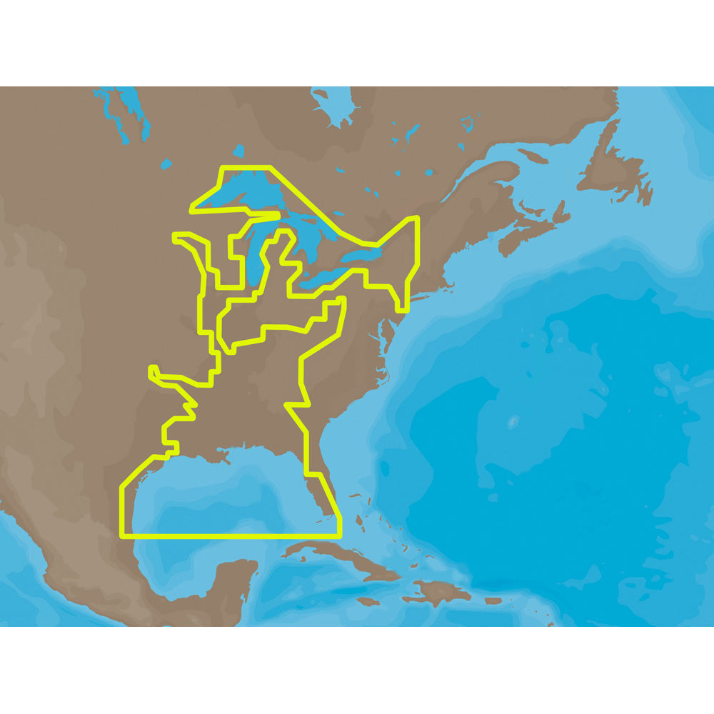 C-MAP MAX NA-M023 - U.S. Gulf Coast & Inland Rivers - SD Card | SendIt Sailing
