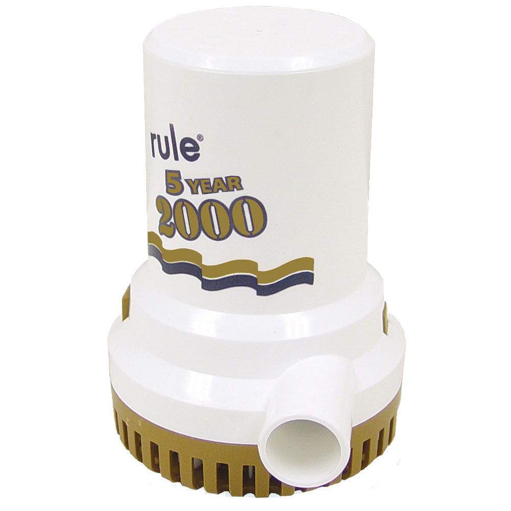 Rule 2000 GPH Gold Series Bilge Pump | SendIt Sailing