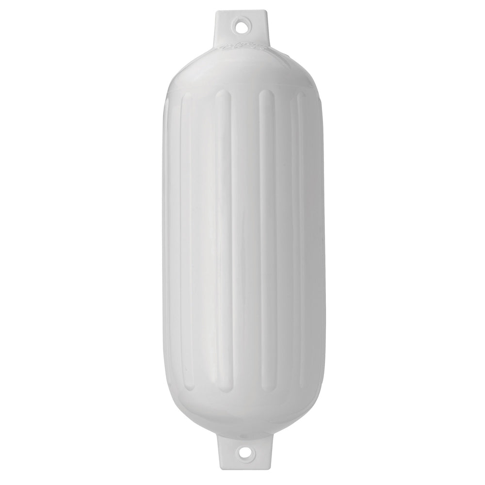 Polyform G-6 Twin Eye Fender 11in x 30in - White | SendIt Sailing