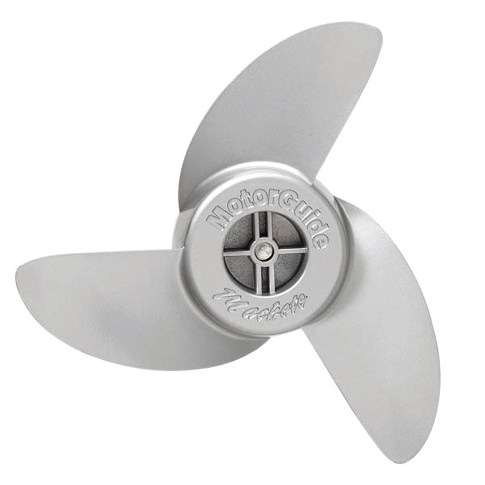 MotorGuide Metal Machete III Blade Aluminum Weedless Prop 3.5in | SendIt Sailing