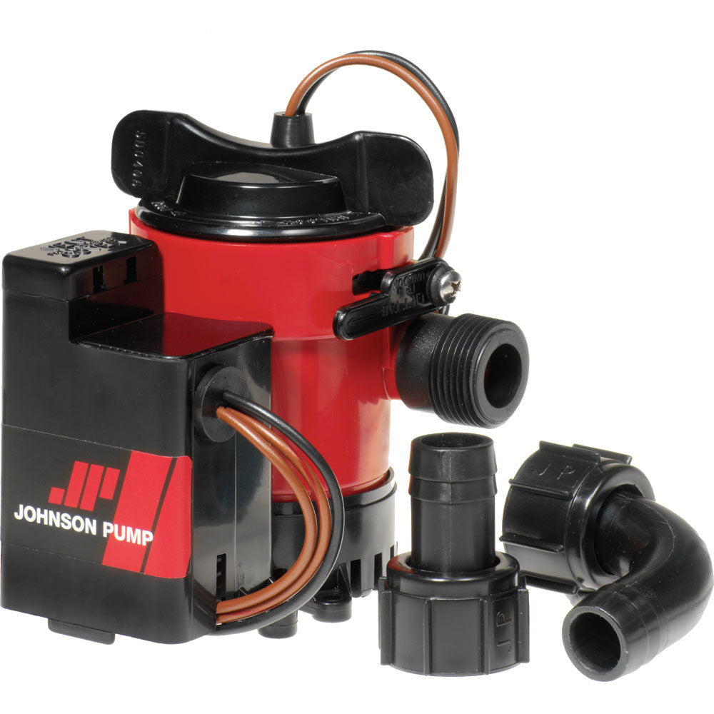 Johnson Pump 500GPH Auto Bilge Pump 3/4in 12V Mag Switch | SendIt Sailing