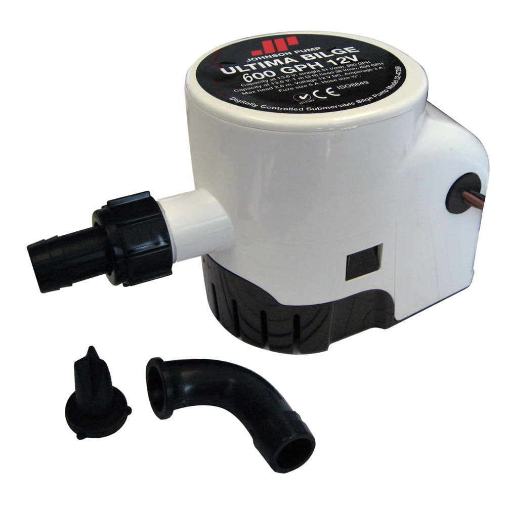 Johnson Pump Ultima Bilge 600 GPH 3/4in Hose Dura Ports | SendIt Sailing