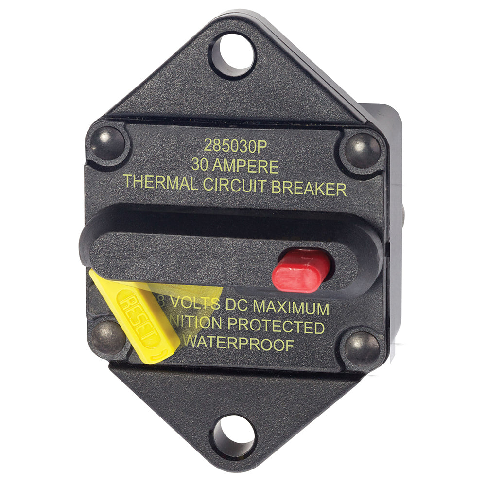 Blue Sea 7081 30 Amp Circuit Breaker Panel Mount 285 Series | SendIt Sailing
