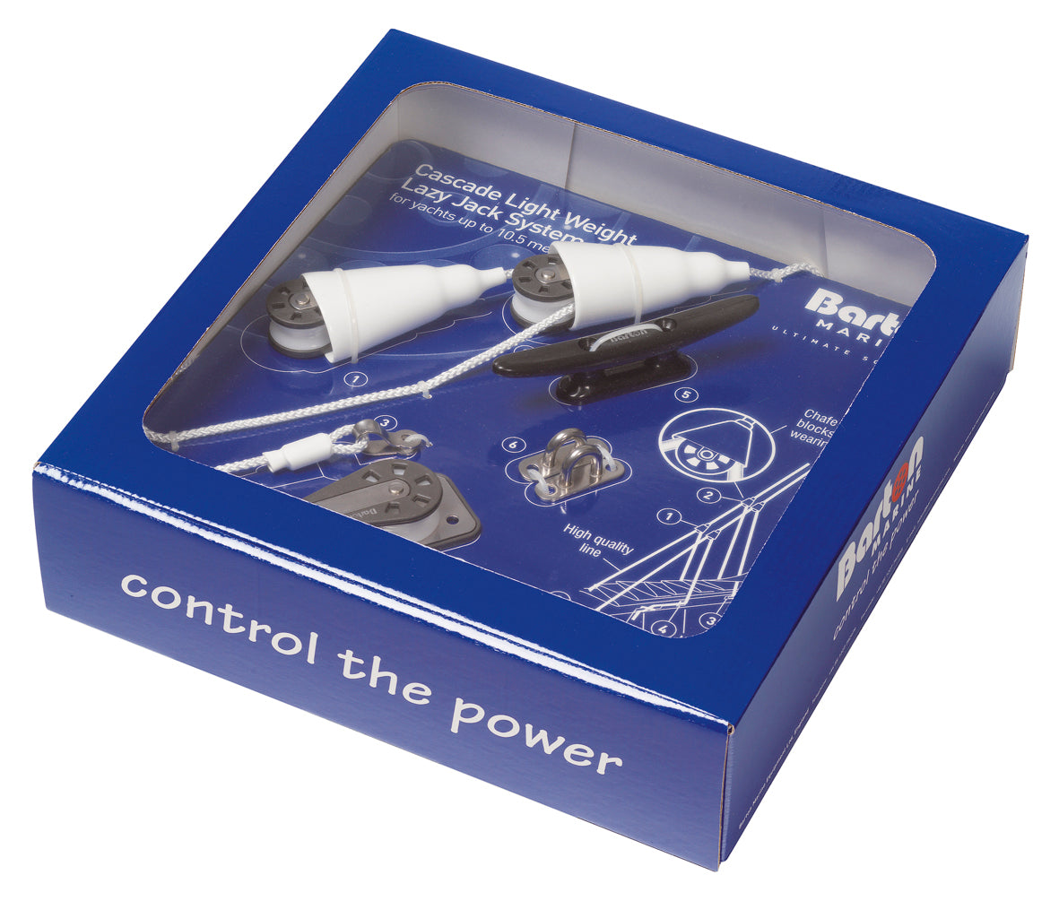 Barton lightweight lazy jack cascade system