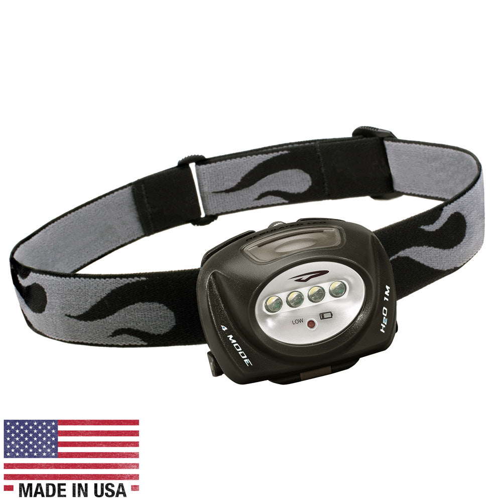 Princeton Tec QUAD LED Headlamp - Black | SendIt Sailing