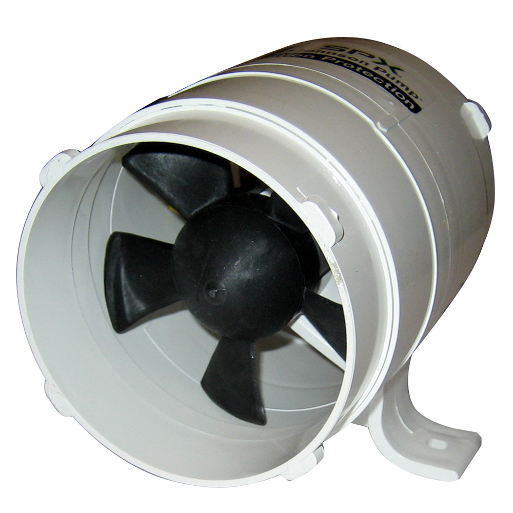 Johnson Pump 4in In-Line Blower - 240CFM - 12V | SendIt Sailing