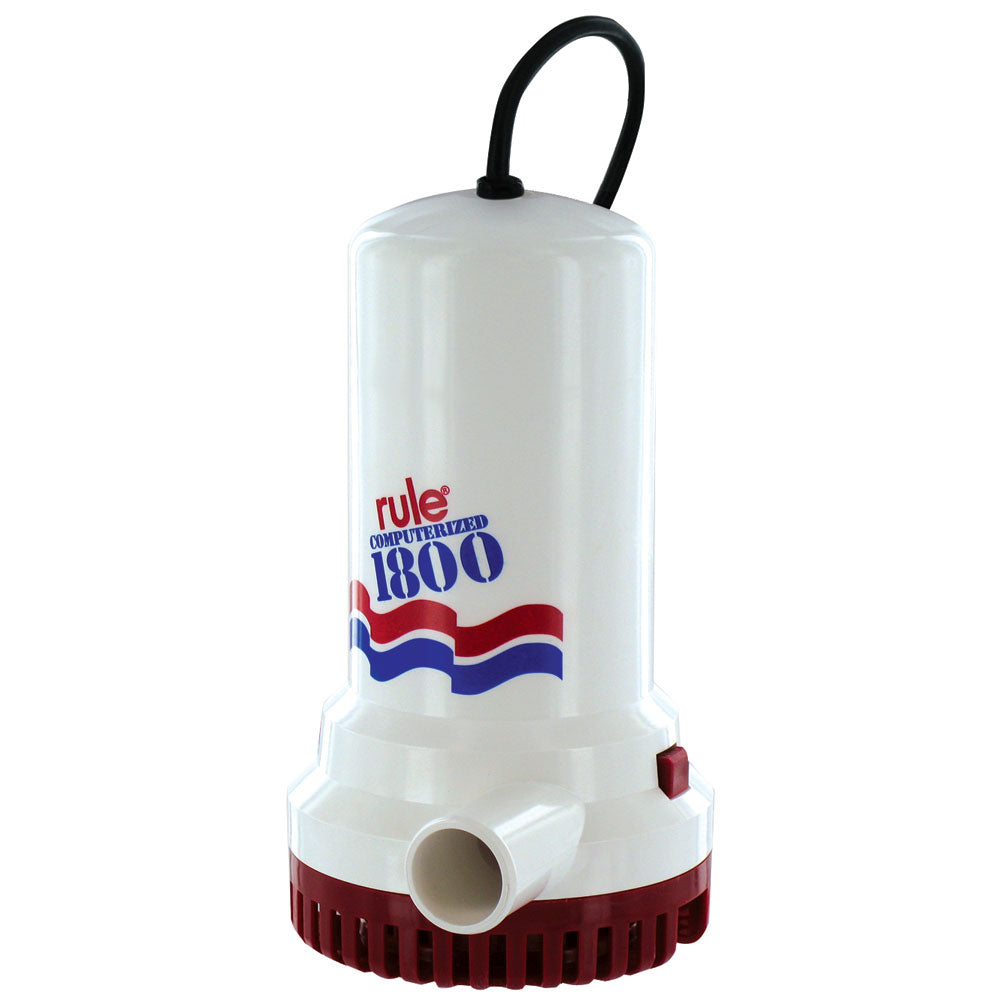 Rule 1800 Sump/Utility Pump with 8ft Cord - 110V Automatic | SendIt Sailing