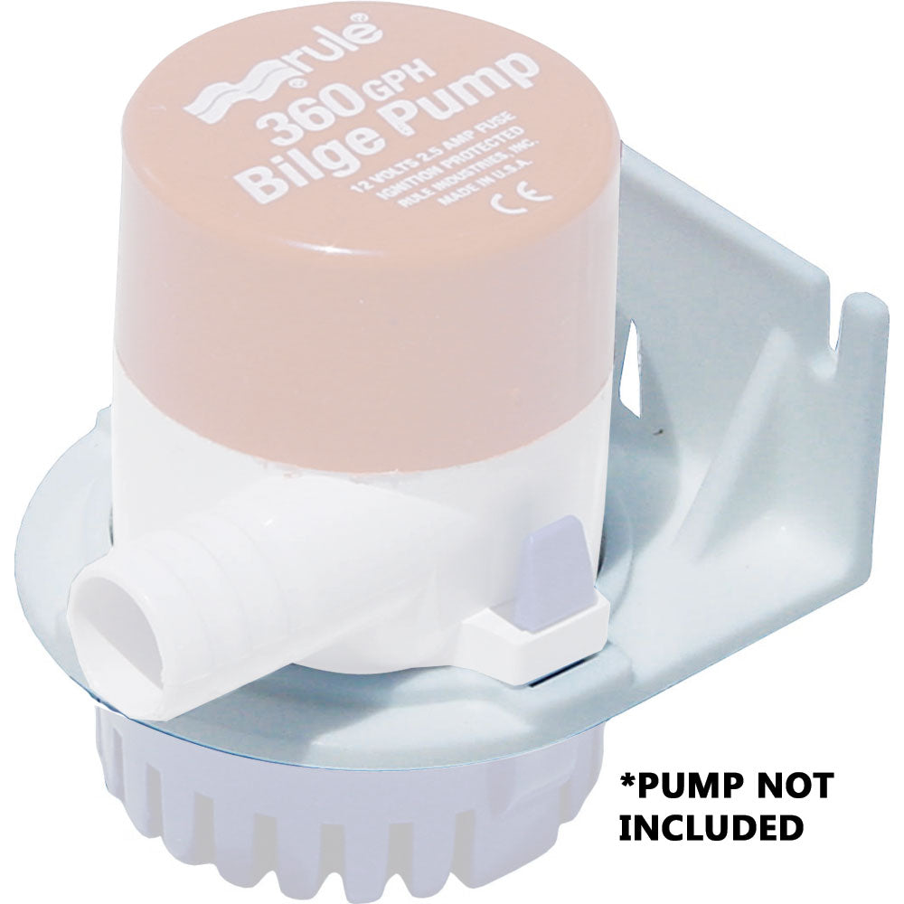 Rule Side Mount Bracket for 360-1100gph Round Pumps | SendIt Sailing