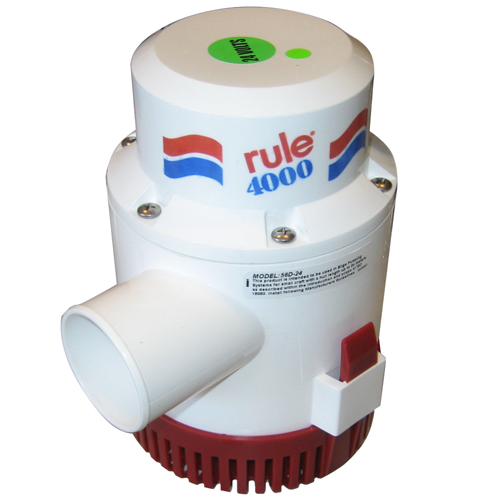 Rule 4000 Non-Automatic Bilge Pump - 24V | SendIt Sailing