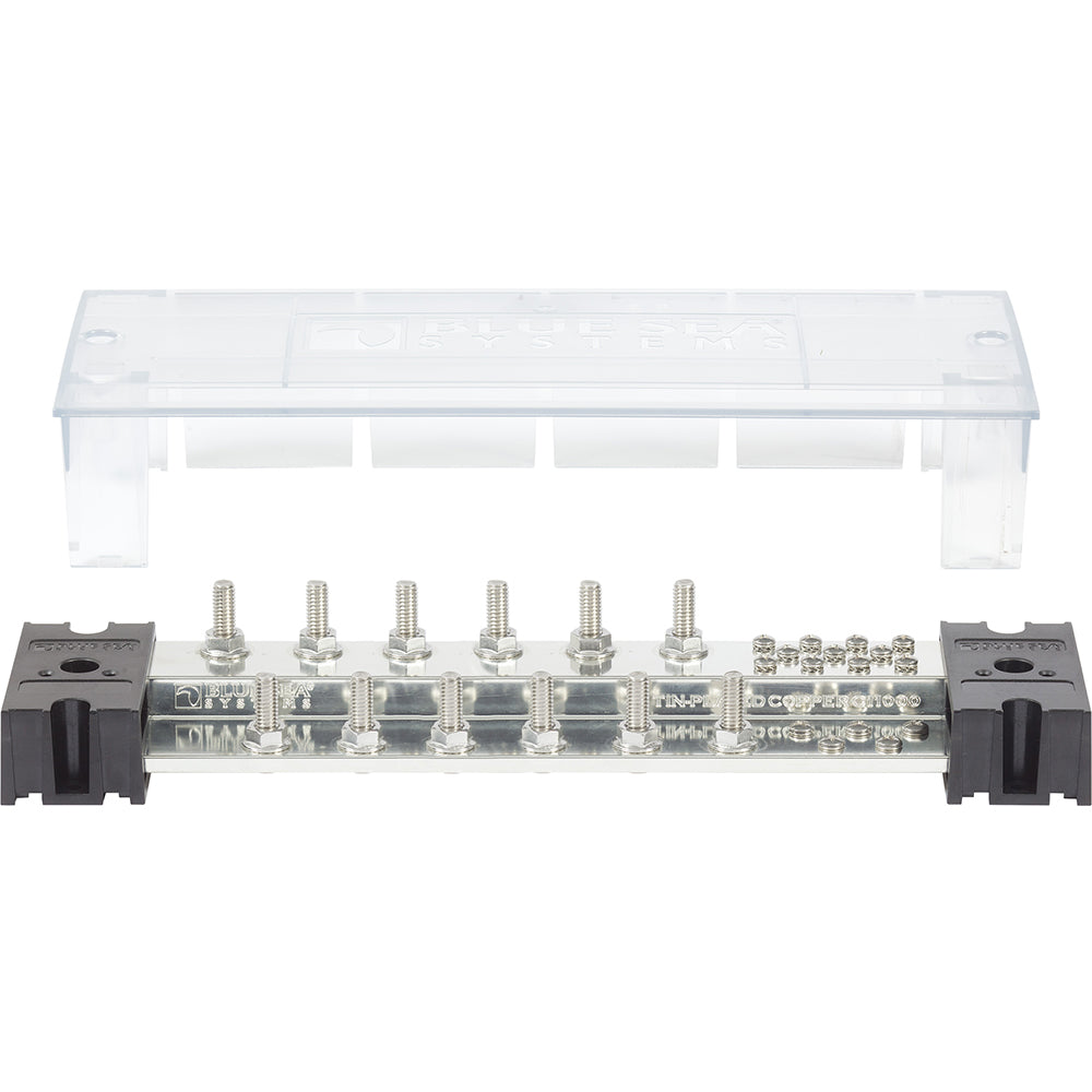 Blue Sea PowerBar 1000 - 12 5/16in Terminal Studs with Cover | SendIt Sailing