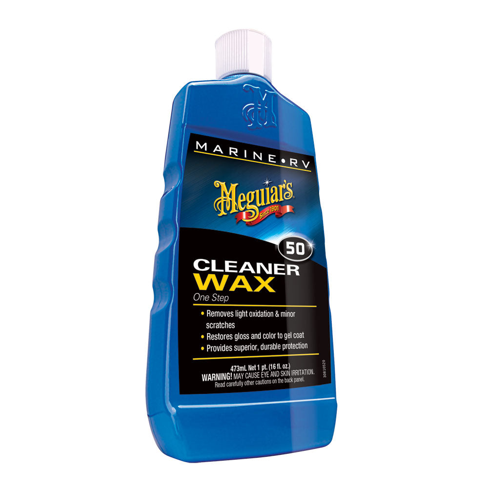 Meguiars #50 Boat/RV Cleaner Wax - Liquid 16oz | SendIt Sailing