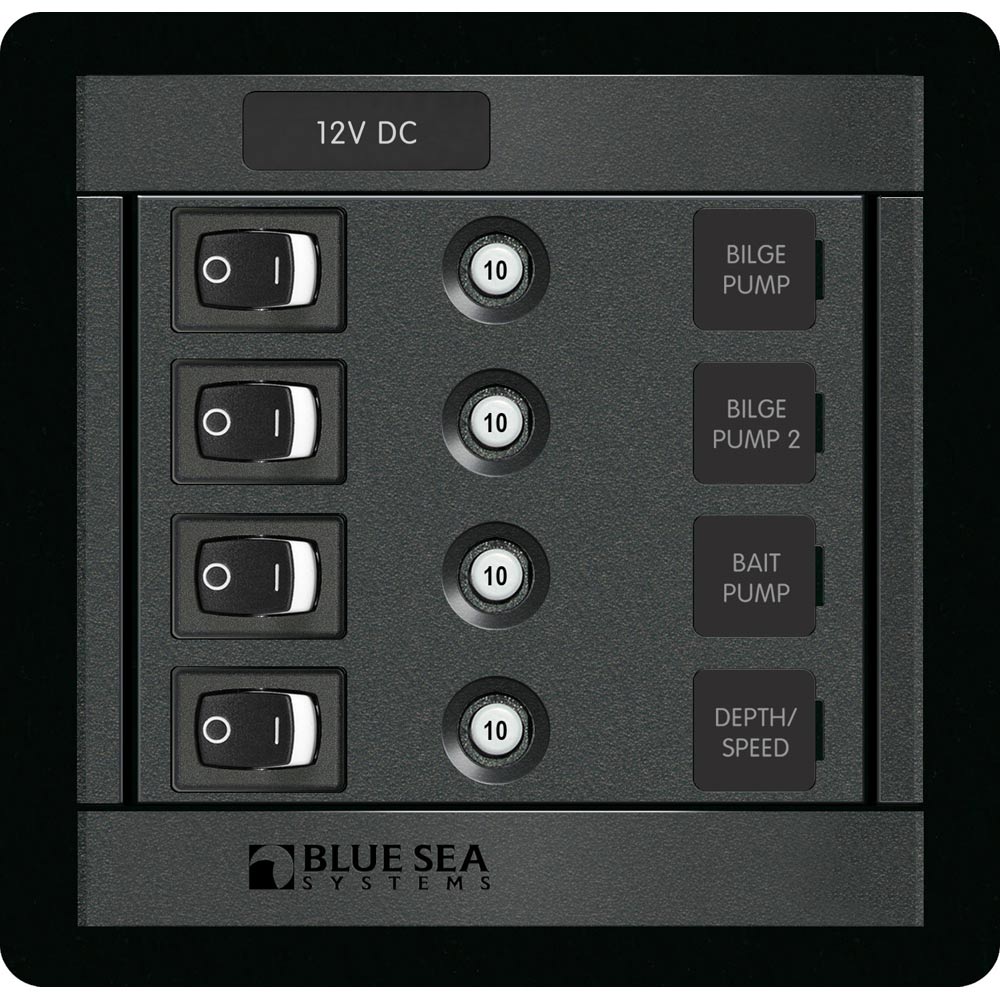 Blue Sea 1455 4 Position Switch CLB Square | SendIt Sailing