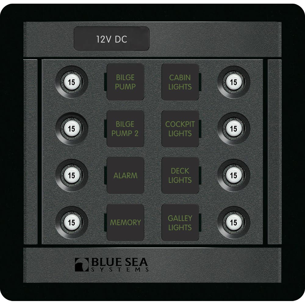 Blue Sea 1450 DC 8 Position CLB Square | SendIt Sailing