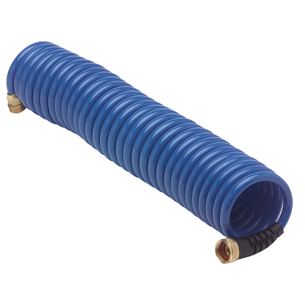 HoseCoil Blue Hose with Flex Relief - 25ft | SendIt Sailing