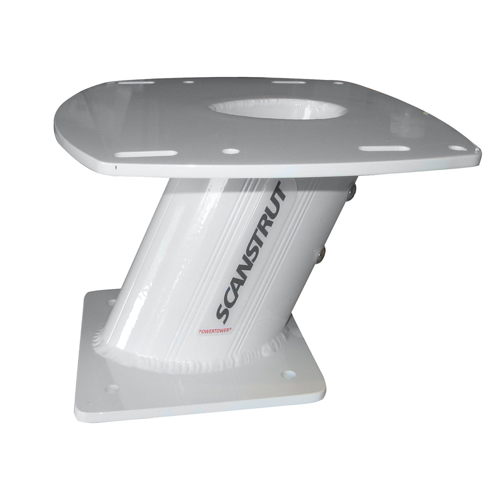 Scanstrut APT-250-01 - Aluminum PowerTower Radar Mount - 10in Aft Leaning | SendIt Sailing