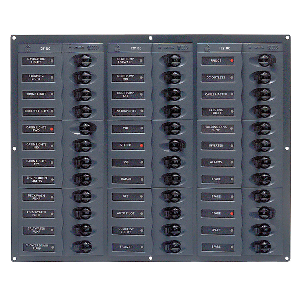 BEP Circuit Breaker Panel - 36-Way | SendIt Sailing