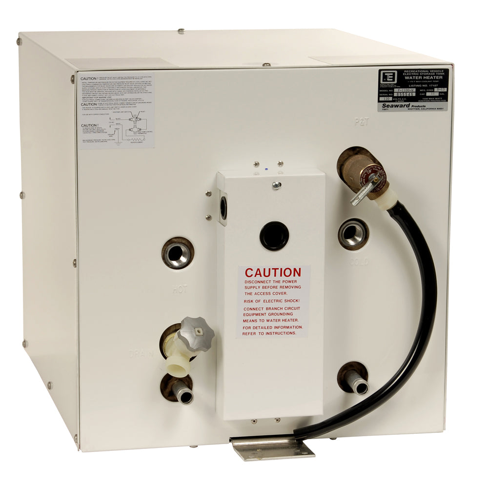 Whale Seaward 11 Gallon Hot Water Heater with Front Heat Exchanger - White Epoxy - 120V - 1500W | SendIt Sailing