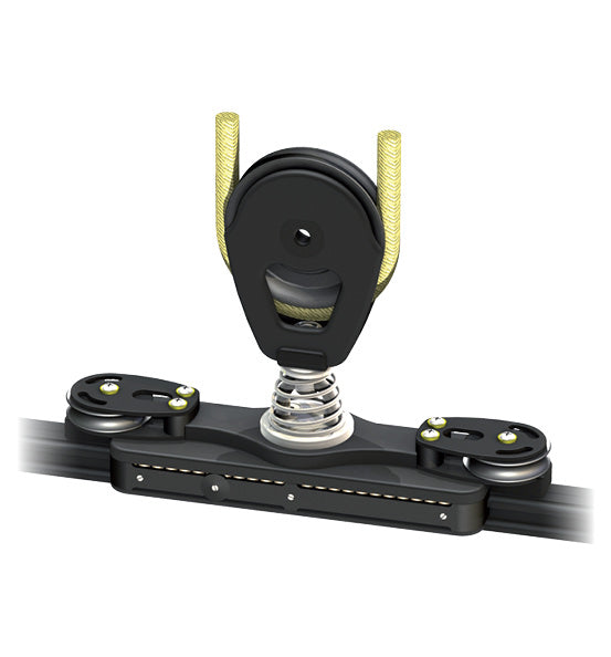 Antal 614.222 Big Boat Car - Maxi 47 L=336mm - Shackle + 1 Control Sheave | SendIt Sailing