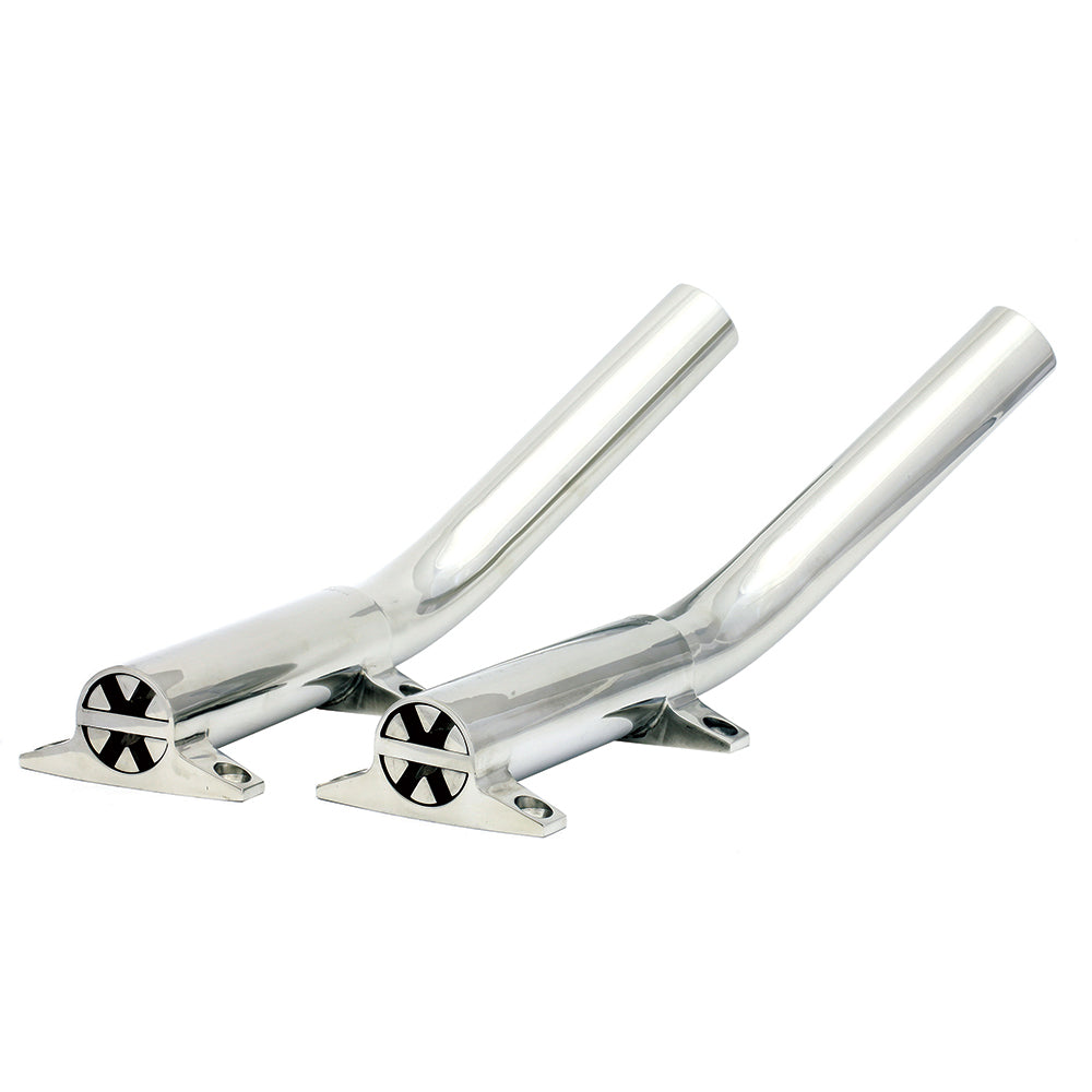 Tigress Side Mount Outrigger Holders - Cast 316 SS - 1-1/2in ID - Pair | SendIt Sailing