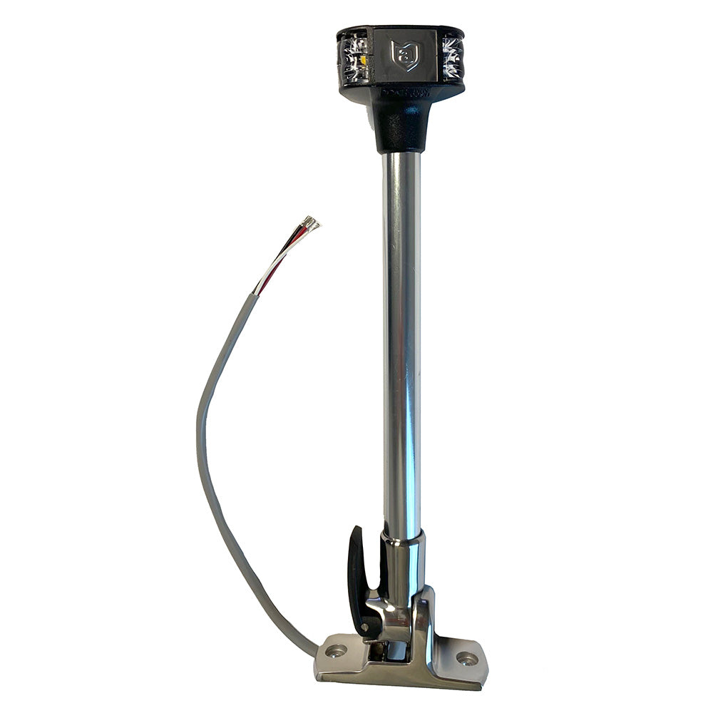 Attwood LightArmor Fold-Down Anchor/Masthead Light - 12in - 12V | SendIt Sailing