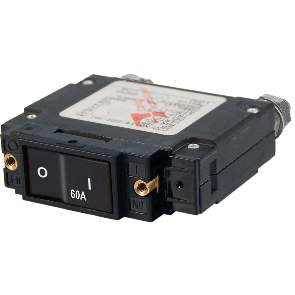 Blue Sea 7547 C-Series Flat Rocker Circuit Breaker - Single Pole - 60A | SendIt Sailing