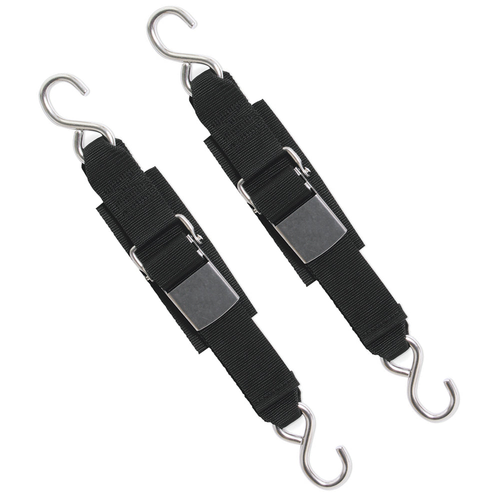BoatBuckle Stainless Steel Kwik-Lok Transom Tie-Downs | SendIt Sailing