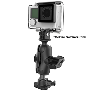 RAM Mount RAM 1in Ball Adapter for GoPro Bases with Short Arm and Action Camera Adapter | SendIt Sailing