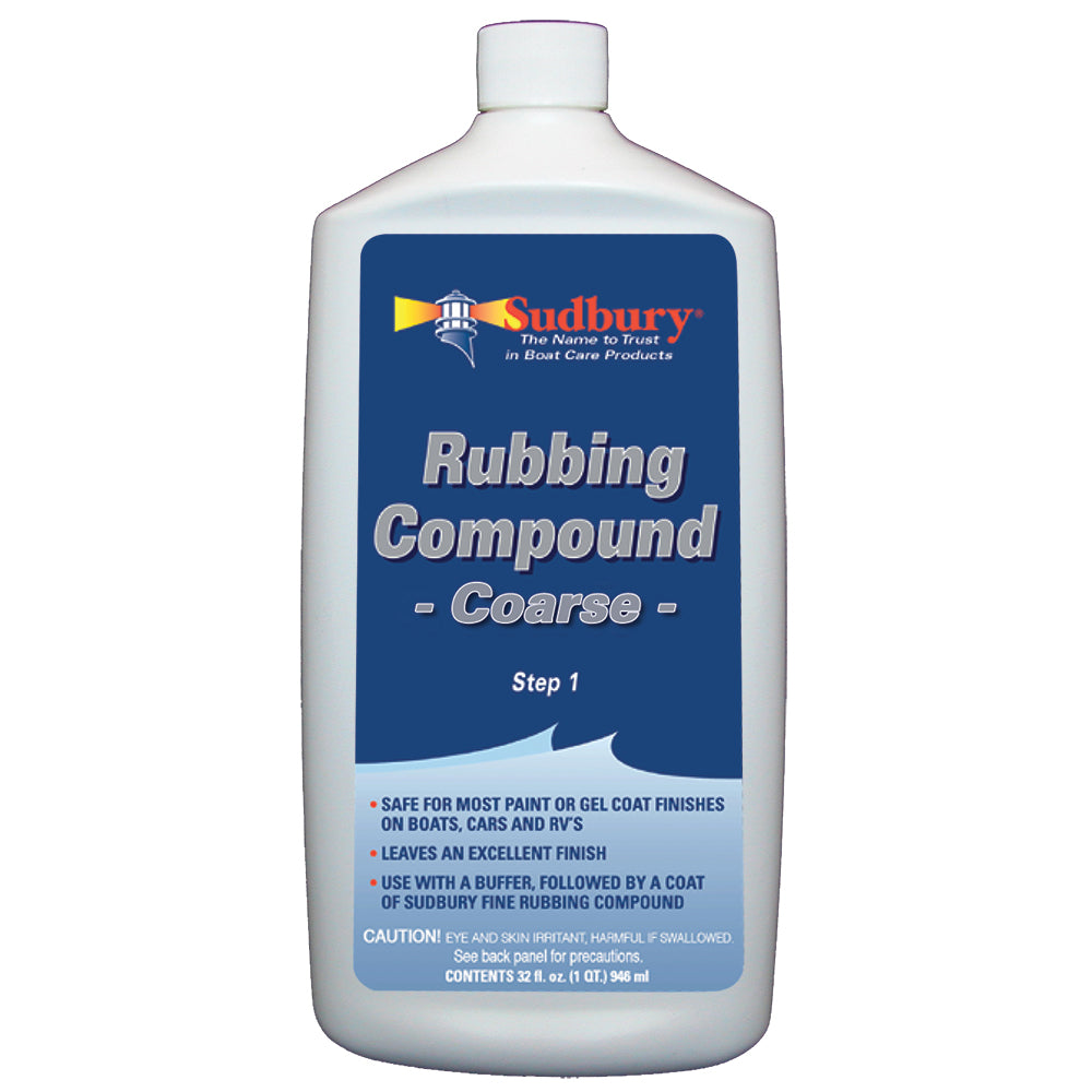 Sudbury Rubbing Compound Coarse - Step 1 - 32oz Fluid | SendIt Sailing