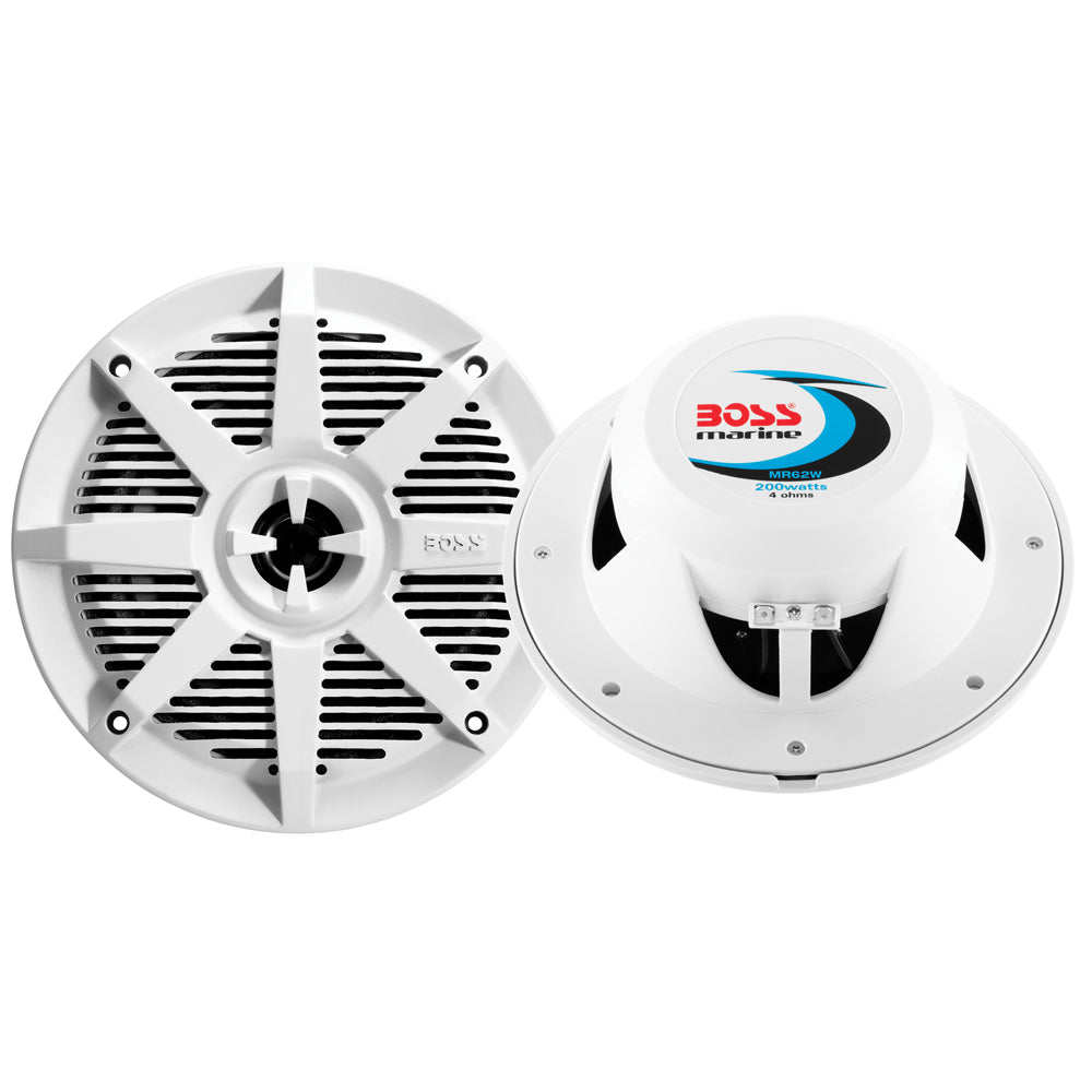 Boss Audio 6.5in MR62W Speaker - White - 200W | SendIt Sailing