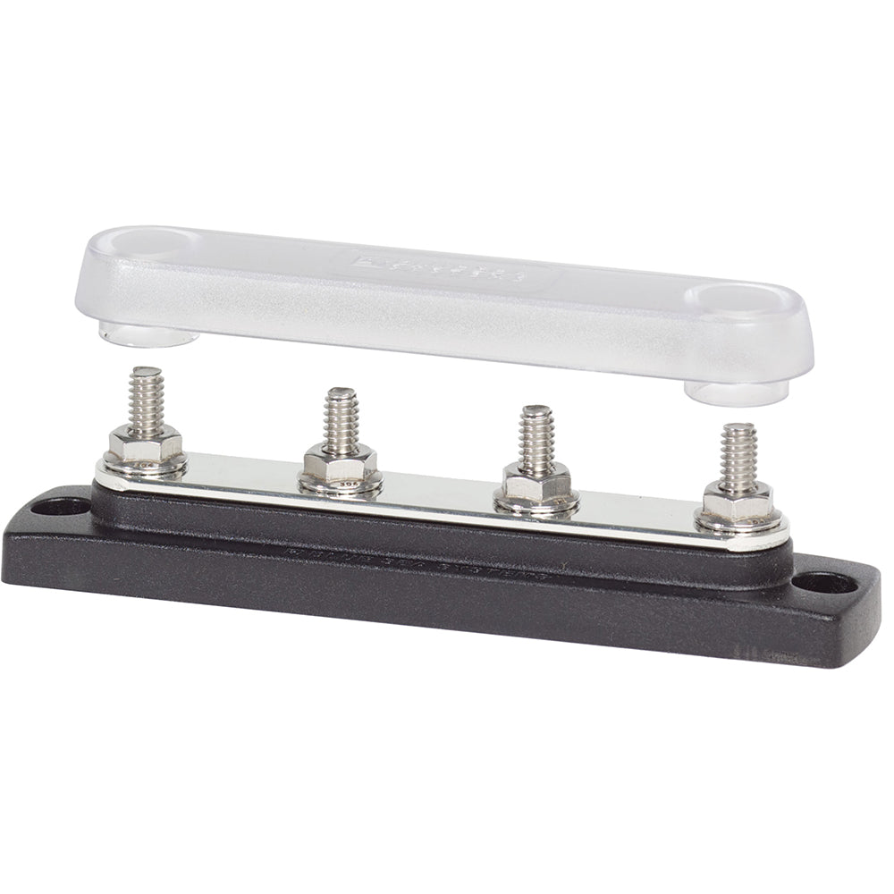 Blue Sea 2307 Common 150A BusBar - (4) 1/4in-20 Studs with Cover | SendIt Sailing