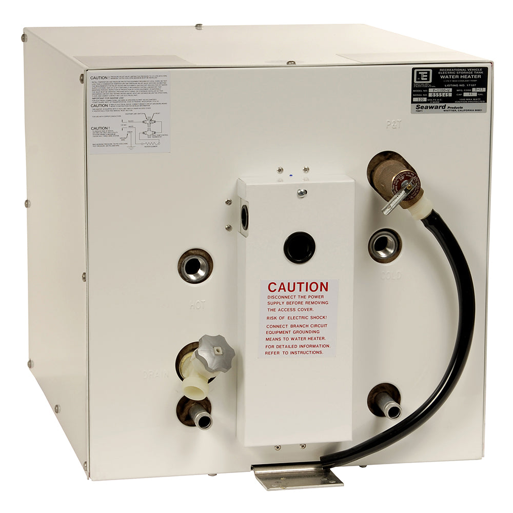 Whale Seaward 11 Gallon Hot Water Heater with Front Heat Exchanger - White Epoxy - 240V - 1500W | SendIt Sailing